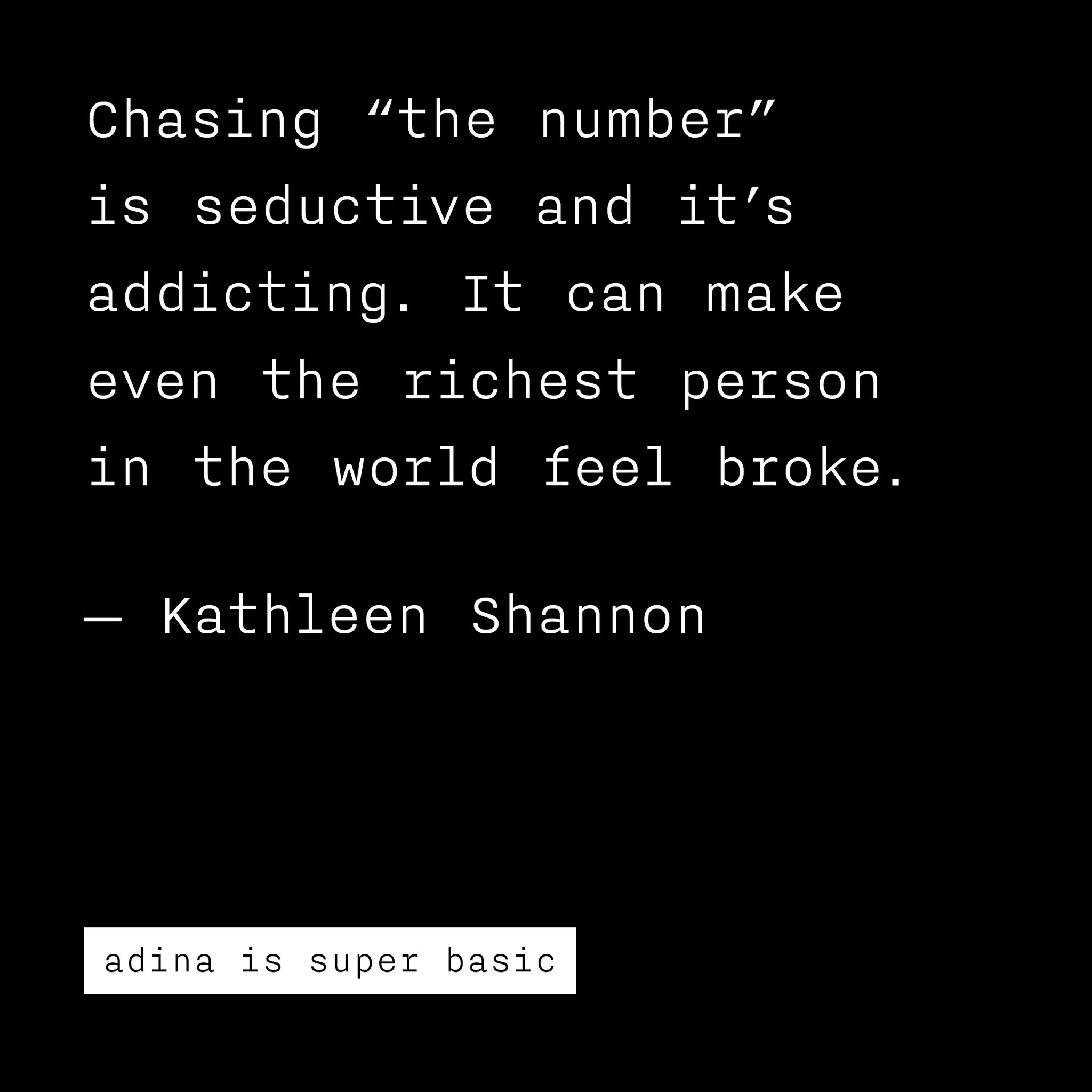 getting rich with kathleen shannon
