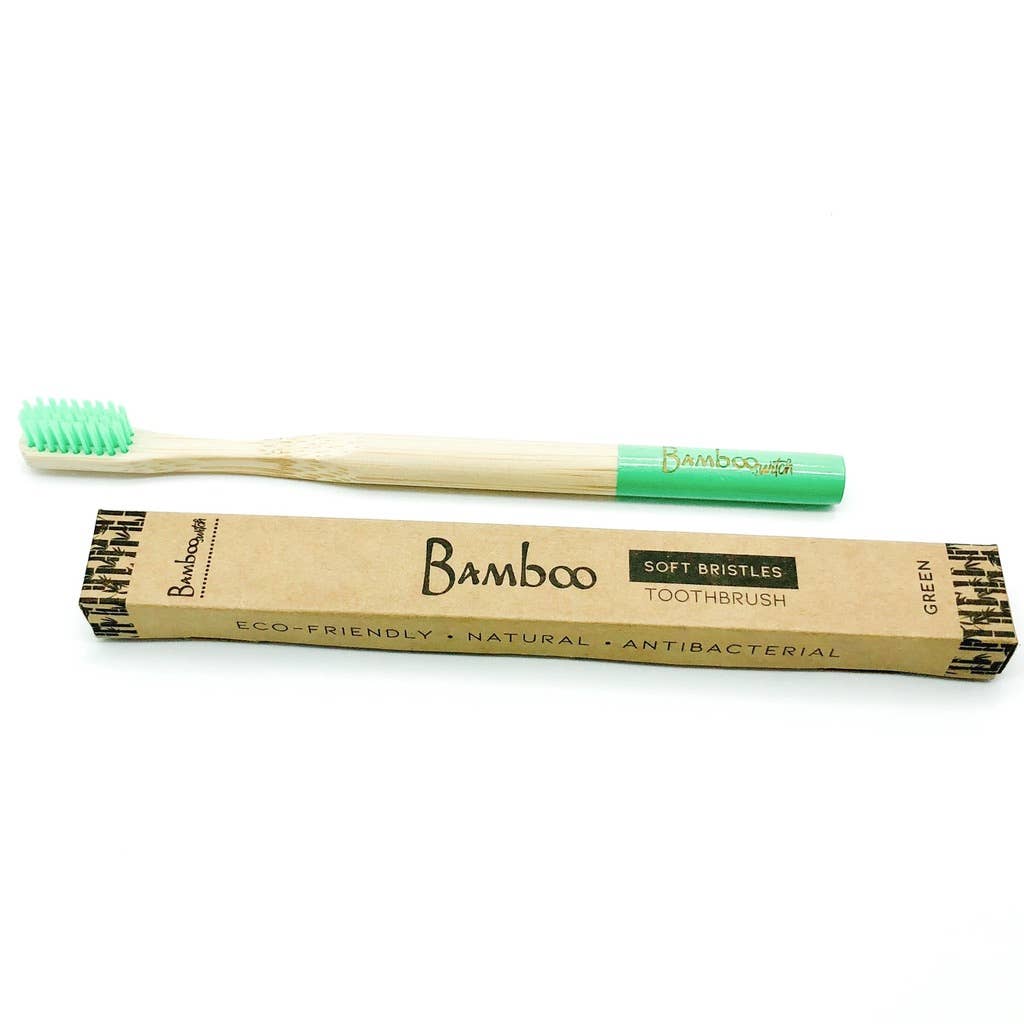 Bamboo Adult Toothbrush (Green)