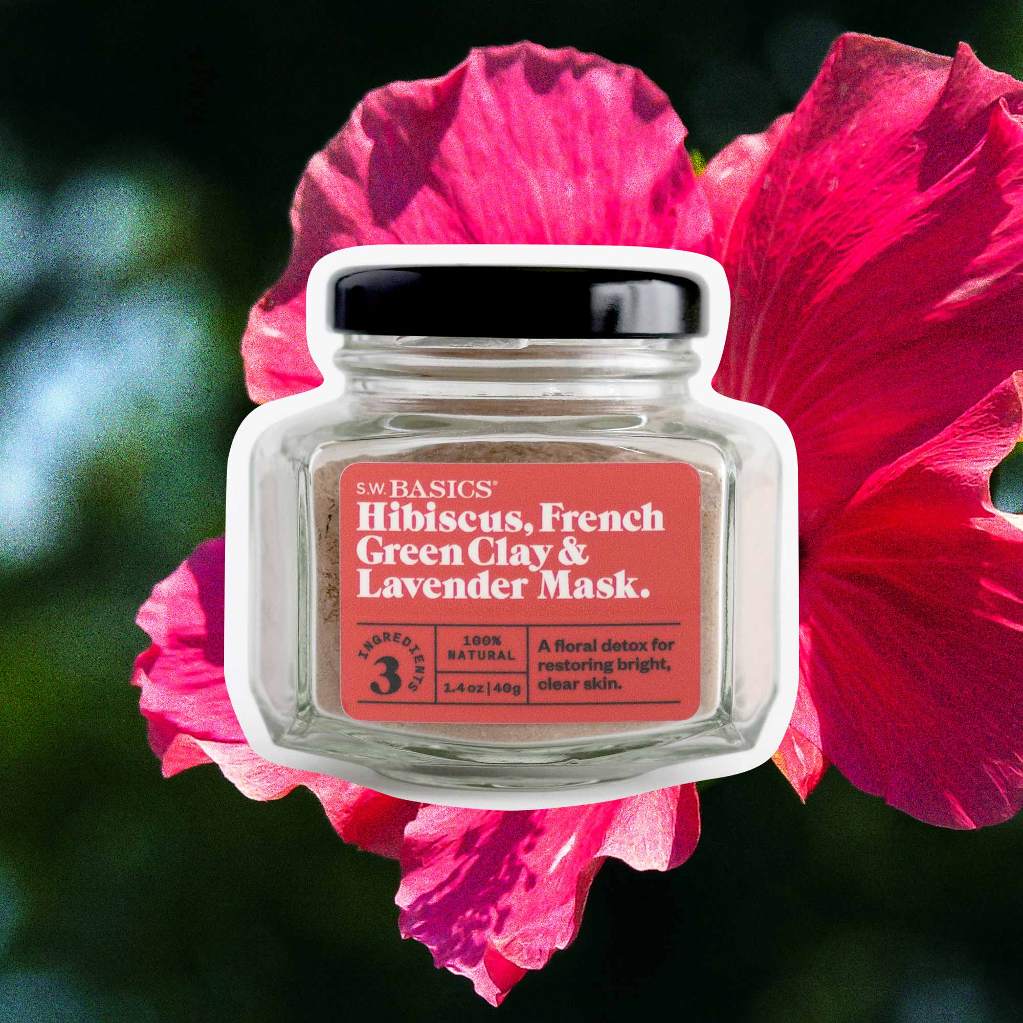 S.W. Basics Hibiscus Mask